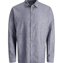 Jack and Jones Long Sleeve Regular Fit Shirt in Blue