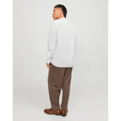 Jack and Jones Long Sleeve Regular Fit Shirt in White