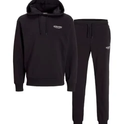 Jack and Jones Mens Mason Tracksuit in Black