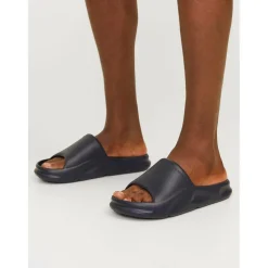 Jack and Jones Mens Moulded Slider in Grey