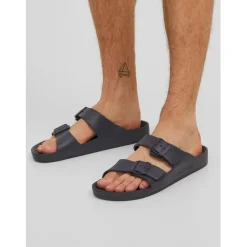 Jack and Jones Mens Pisa Moulded Sandals in Grey