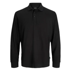 Jack and Jones Owen Regular Fit Long Sleeve Shirt in Black