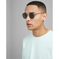 Jack and Jones Ryder Sunglases Sn54 in Gold