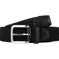 Jack and Jones Spring Woven Belt Mens in Black