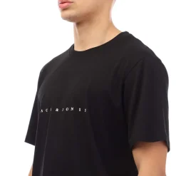 Jack and Jones Star T-Shirt & Short Set in Black