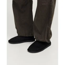 Jack and Jones Sven Mules Slippers in Black