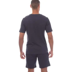Jack and Jones Tag T-Shirt & Short Set in Navy