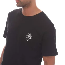 Jack and Jones Tag T-Shirt & Short Set in Black