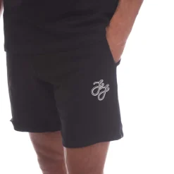 Jack and Jones Tag T-Shirt & Short Set in Black