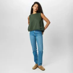 Jack Wills Back Vest in Green