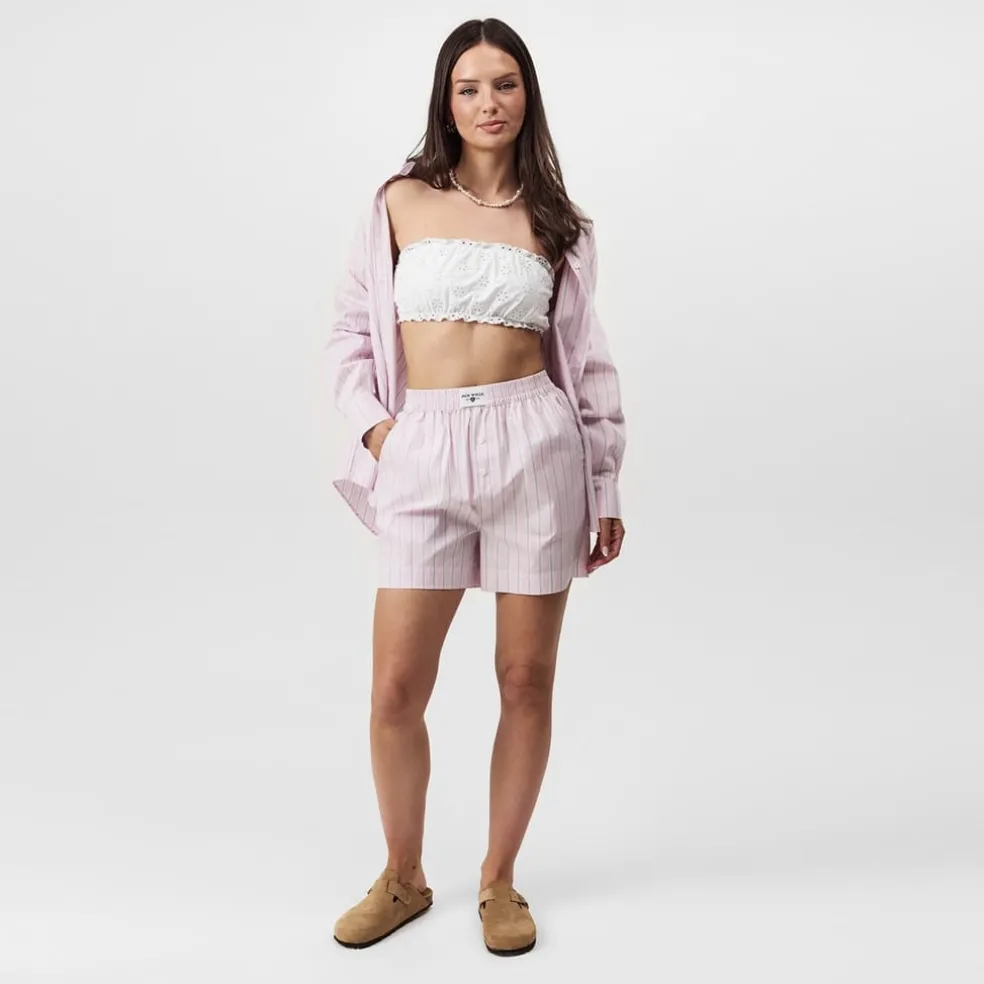 Jack Wills Broderie Bik tp in White