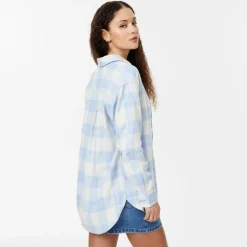 Jack Wills Check Flannel Shirt in Grey