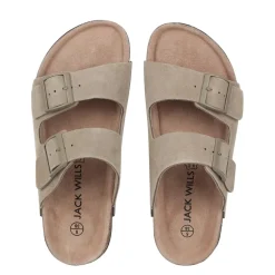 Jack Wills Cork Strap Sandals in Brown
