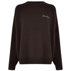 Jack Wills Crew Neck Regular Fit Sweater in Brown