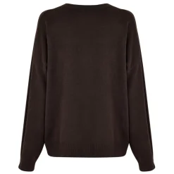 Jack Wills Crew Neck Regular Fit Sweater in Brown
