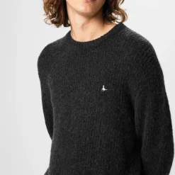 Jack Wills Crew Neck Relaxed Fit Sweater in Black