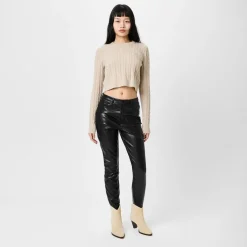 Jack Wills Cropped Crew Neck Tinsbury Sweater in Neutral