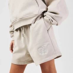 Jack Wills Emblem Sweat Shorts in Neutral