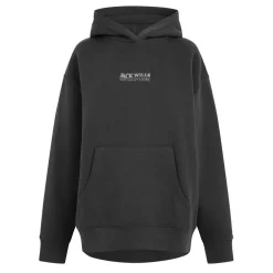 Jack Wills Embroidered Hooded Relaxed Sweatshirt in Grey