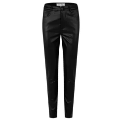 Jack Wills Faux Leather Skinny Trousers in Black