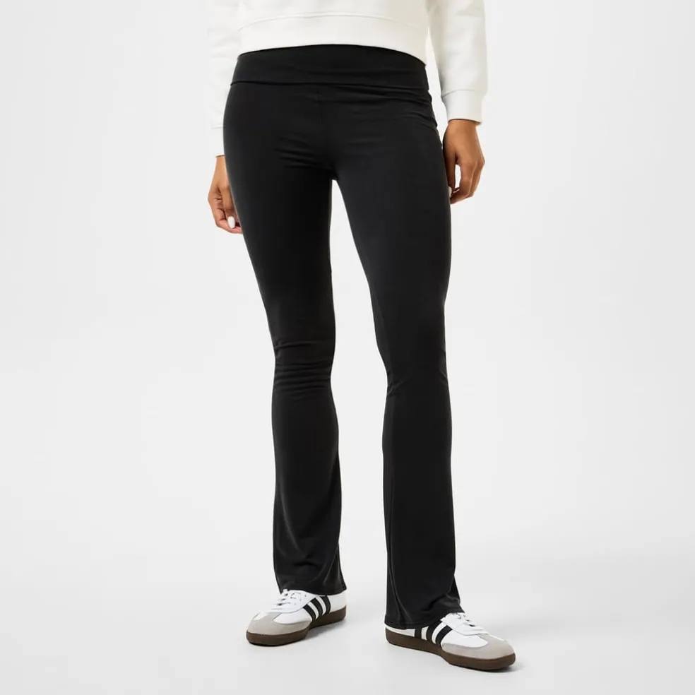 Jack Wills Flare Leggings in Black