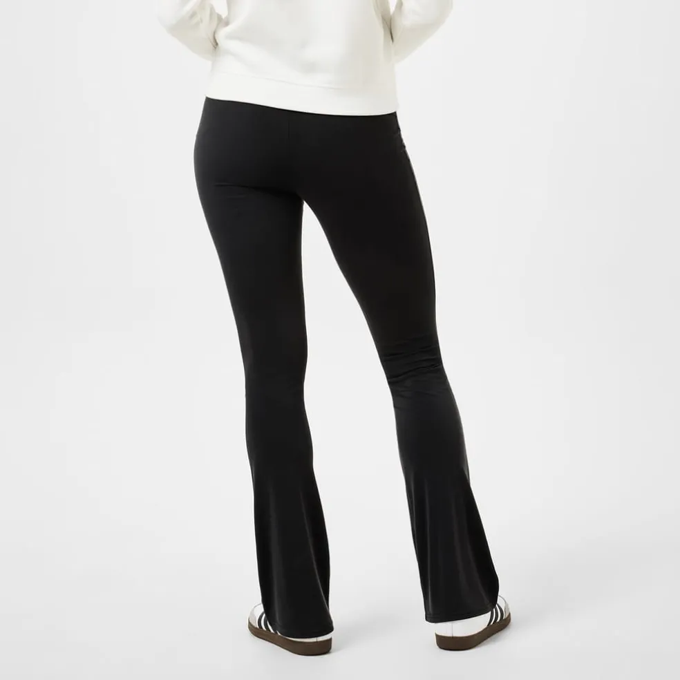 Jack Wills Flare Leggings in Black