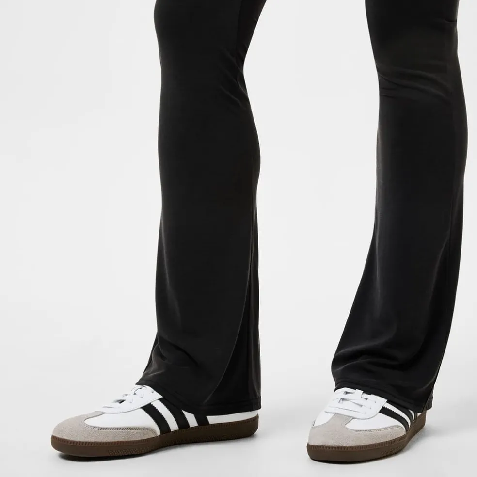 Jack Wills Flare Leggings in Black