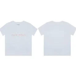 Jack Wills Forstal Regular Fit Crew Neck T-Shirt in White