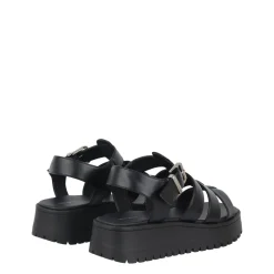Jack Wills Gladiator Flatform Sandals in Black