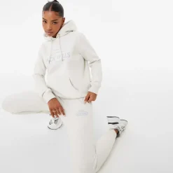 Jack Wills Hunston Graphic Logo Hoodie in White