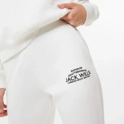 Jack Wills Hunston Joggers in White