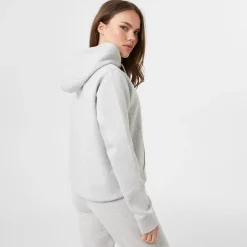 Jack Wills Hunston Logo Zip Hoodie in Grey