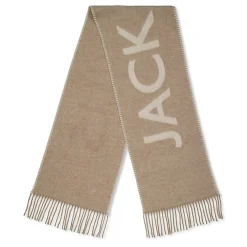 Jack Wills Intarsia Scarf in Neutral