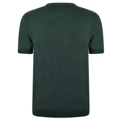 Jack Wills Knitted Crew Neck Regular Fit T-Shirt in Green