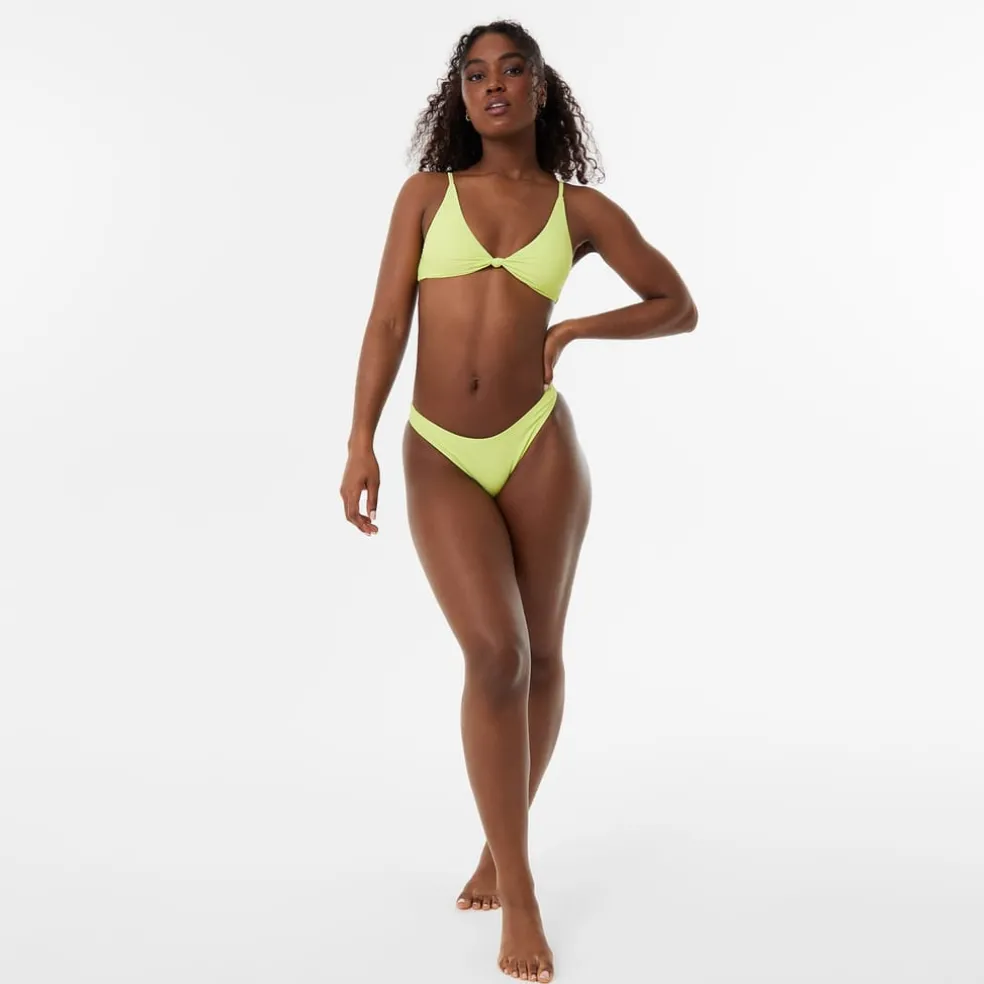 Jack Wills Knot Front Bikini Top in Multi