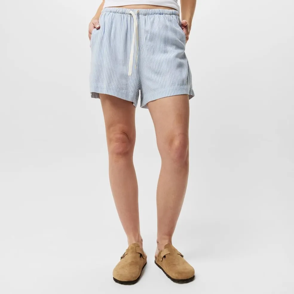 Jack Wills Linen Shorts in Blue
