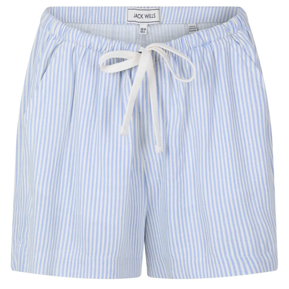 Jack Wills Linen Shorts in Blue