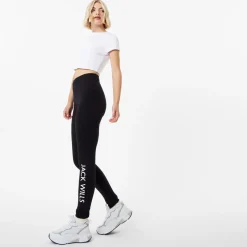 Jack Wills Lingham Wills Logo Joggers in Black