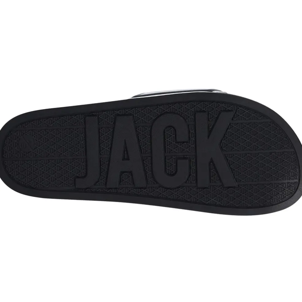 Jack Wills Logo Sliders in Black