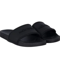 Jack Wills Logo Sliders in Black