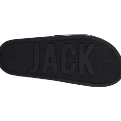 Jack Wills Logo Sliders in Black