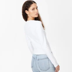 Jack Wills Long Sleeve Baby T-Shirt in White