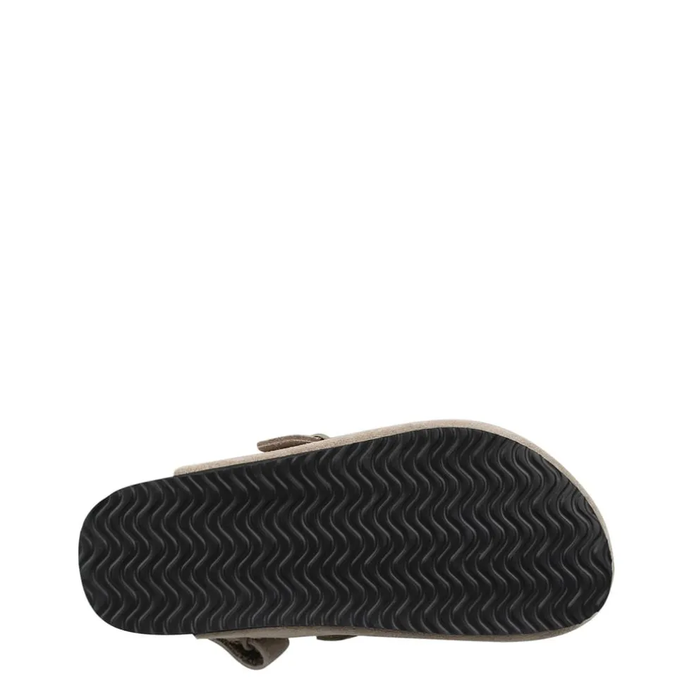 Jack Wills Mule Slides Flatform Sandals in Beige