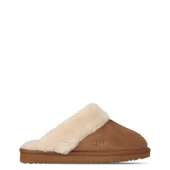 Jack Wills Mule Slippers in Beige