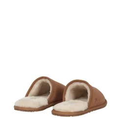 Jack Wills Mule Slippers in Brown