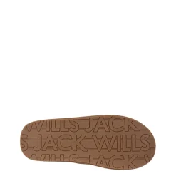 Jack Wills Mule Slippers in Brown