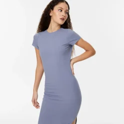 Jack Wills Open Back Maxi Dress in Blue