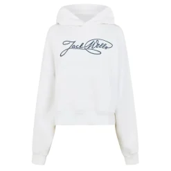 Jack Wills Ottoman Rib Hood in White