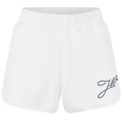 Jack Wills Ottoman Rib Sweat Shorts in White