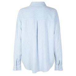 Jack Wills Oversized Linen Shirt in Blue